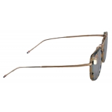 Thom Browne - Titanium Square Eyeglasses - Tortoiseshell Gold - Thom Browne Eyewear