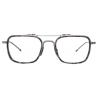 Thom Browne - Acetate and Titanium Rectangular Eyeglasses - Grey Tortoiseshell - Thom Browne Eyewear
