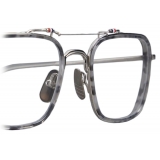 Thom Browne - Acetate and Titanium Rectangular Eyeglasses - Grey Tortoiseshell - Thom Browne Eyewear