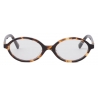 Miu Miu - Occhiali Miu Miu Regard Collection - Ovale - Tartaruga Miele Blu - Occhiali da Sole - Miu Miu Eyewear