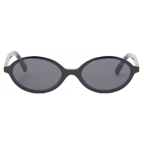 Miu Miu - Occhiali Miu Miu Regard Collection - Ovale - Tartaruga Miele Blu - Occhiali da Sole - Miu Miu Eyewear