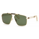 Philipp Plein - Aviator Silver Plein Seventies Sunglasses - Pink Gold - Sunglasses - Philipp Plein Eyewear