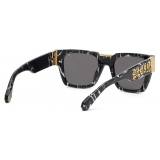 Philipp Plein - Square Sunglasses - Black Marble - Sunglasses - Philipp Plein Eyewear - New Exclusive Luxury Collection