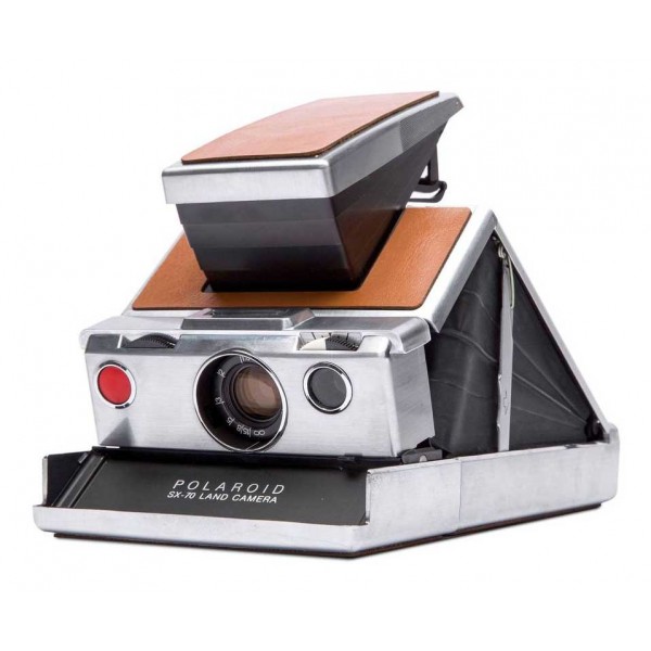 Polaroid Originals - Polaroid SX-70 Camera - Silver Brown - Vintage Cameras - Polaroid Originals Camera