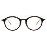 Thom Browne - Occhiali da Vista Tondi in Acetato e Titanio - Navy Tartaruga - Thom Browne Eyewear