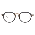 Thom Browne - Acetate and Titanium Round Eyeglasses - Grey Gold - Thom Browne Eyewear