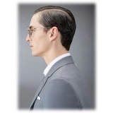 Thom Browne - Acetate and Titanium Round Eyeglasses - Grey Gold - Thom Browne Eyewear