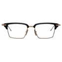 Thom Browne - Acetate and Titanium Rectangular Eyeglasses - Black Gold - Thom Browne Eyewear