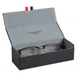 Thom Browne - Acetate and Titanium Rectangular Eyeglasses - Black Gold - Thom Browne Eyewear