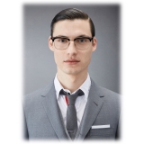 Thom Browne - Acetate and Titanium Rectangular Eyeglasses - Black Gold - Thom Browne Eyewear