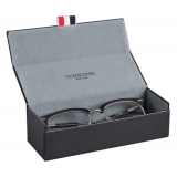 Thom Browne - Acetate and Titanium Rectangular Eyeglasses - Black Silver - Thom Browne Eyewear