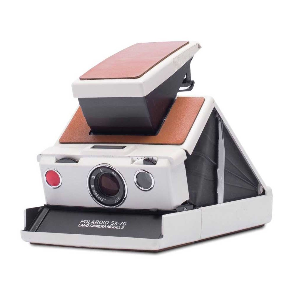 Polaroid Originals - Polaroid SX-70 Camera - White Brown - Vintage