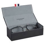 Thom Browne - Acetate and Titanium Rectangular Eyeglasses - Black Gold - Thom Browne Eyewear