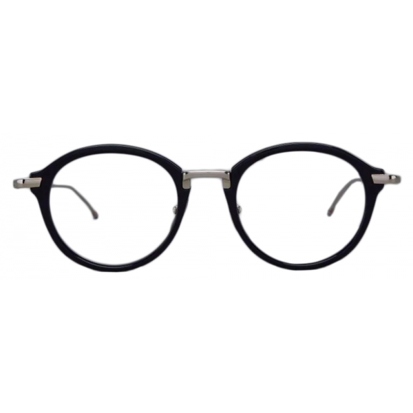 Thom Browne - Acetate and Titanium Round Eyeglasses - Black Titanium - Thom Browne Eyewear