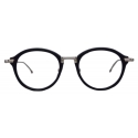 Thom Browne - Acetate and Titanium Round Eyeglasses - Black Titanium - Thom Browne Eyewear