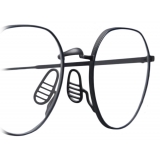 Thom Browne - Titanium Round Eyeglasses - Matte Black - Thom Browne Eyewear