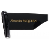Alexander McQueen - Occhiali da Sole Cat-Eye Bold da Donna - Nero Grigio - Alexander McQueen Eyewear