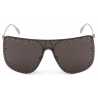 Alexander McQueen - Women's Front Piercing Cat-eye Sunglasses - Silver Pink - Alexander McQueen Eyewear