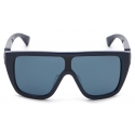 Alexander McQueen - Floating Skull Mask Sunglasses - Midnight Blue - Alexander McQueen Eyewear