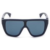 Alexander McQueen - Floating Skull Mask Sunglasses - Black Smoke - Alexander McQueen Eyewear