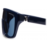 Alexander McQueen - Floating Skull Mask Sunglasses - Black Smoke - Alexander McQueen Eyewear
