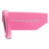 Alexander McQueen - Occhiali da Sole Cat-Eye Bold da Donna - Rosa Fumo - Alexander McQueen Eyewear