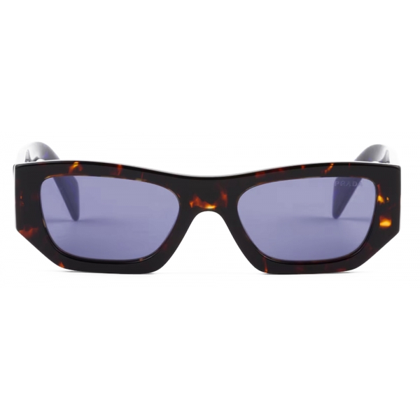Prada - Prada Logo - Rectangular Sunglasses - Magma Tortoiseshell - Prada Collection - Sunglasses - Prada Eyewear