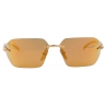 Prada - Prada Runway - Geometric Sunglasses - Yellow Gold Yellow - Prada Collection - Sunglasses - Prada Eyewear
