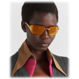 Prada - Prada Runway - Geometric Sunglasses - Yellow Gold Yellow - Prada Collection - Sunglasses - Prada Eyewear