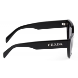 Prada - Prada Logo Collection - Occhiali da Sole Cat Eye - Nero Ardesia - Prada Collection - Occhiali da Sole - Prada Eyewear