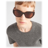 Prada - Prada Logo - Cat Eye Sunglasses - Briarwood Tortoiseshell Polarized Brown - Prada Collection - Sunglasses