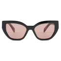 Prada - Prada Logo Collection - Occhiali da Sole Cat Eye - Mogano - Prada Collection - Occhiali da Sole - Prada Eyewear