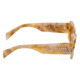 Prada - Prada Logo Collection - Occhiali da Sole Rettangolare - Tartaruga Deserto Etrusco - Prada Collection - Occhiali da Sole