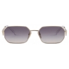 Prada - Prada Triangle Logo - Rectangular Sunglasses - Pale Gold Gradient Iris - Prada Collection - Sunglasses - Prada Eyewear