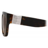 Givenchy - 4G Unisex Sunglasses in Acetate - Dark Havana - Sunglasses - Givenchy Eyewear