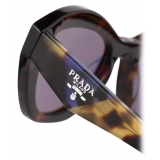 Prada - Prada Logo Collection - Occhiali da Sole Cat Eye - Tartaruga Radica Iris - Prada Collection - Occhiali da Sole