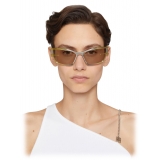 Givenchy - Giv Cut Unisex Sunglasses in Metal - Dark Yellow - Sunglasses - Givenchy Eyewear