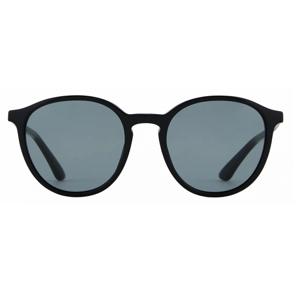 Giorgio Armani - Men’s Panto Sunglasses - Black Blue - Sunglasses ...