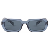 Prada - Prada Logo - Rectangular Sunglasses - Transparent Graphite - Prada Collection - Sunglasses - Prada Eyewear