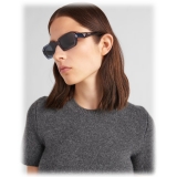 Prada - Prada Logo - Rectangular Sunglasses - Transparent Graphite - Prada Collection - Sunglasses - Prada Eyewear