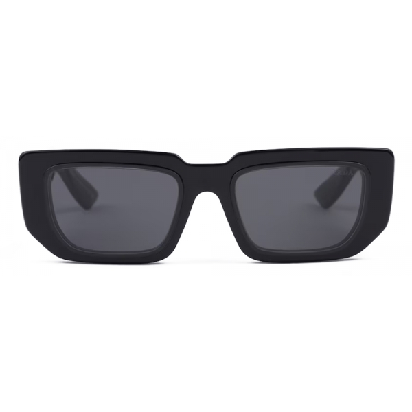 Prada - Exclusive - Rectangular Sunglasses - Black Slate Gray - Prada Collection - Sunglasses - Prada Eyewear