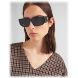 Prada - Exclusive - Rectangular Sunglasses - Black Slate Gray - Prada Collection - Sunglasses - Prada Eyewear