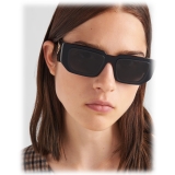 Prada - Exclusive - Rectangular Sunglasses - Black Slate Gray - Prada Collection - Sunglasses - Prada Eyewear