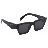 Prada - Prada Symbole - Rectangular Sunglasses - Black Slate Gray - Prada Collection - Sunglasses - Prada Eyewear