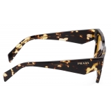 Prada - Prada Symbole - Rectangular Sunglasses - Malt Black Tortoiseshell Yellow - Prada Collection - Sunglasses