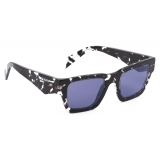 Prada - Prada Symbole - Rectangular Sunglasses - Crystal Black Tortoiseshell Iris - Prada Collection - Sunglasses