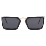 Prada - Prada Runway - Rectangular Sunglasses - Black Slate Gray - Prada Collection - Sunglasses - Prada Eyewear