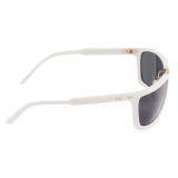 Prada - Prada Runway - Rectangular Sunglasses - White Slate Gray - Prada Collection - Sunglasses - Prada Eyewear