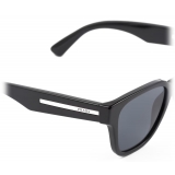 Prada - Iconic Metal Plaque - Pantos Sunglasses - Black Graphite Crystal - Prada Collection - Sunglasses - Prada Eyewear