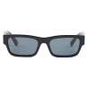 Prada - Iconic Metal Plaque - Rectangular Sunglasses - Black Graphite Crystal - Prada Collection - Sunglasses - Prada Eyewear